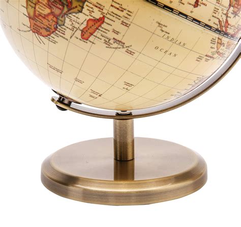 Buy Exerz Antique Globe Dia 55 Inch 14cm Morden Map In Antique