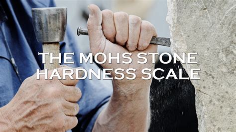 The Mohs Stone Hardness Scale Infographic Ian Knapper