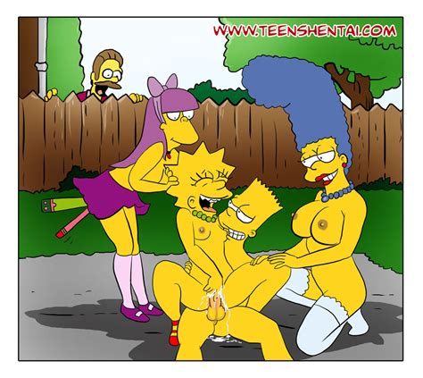 Rule 34 Bart Simpson Bow Clothing Cum Cum Inside Female Human Incest