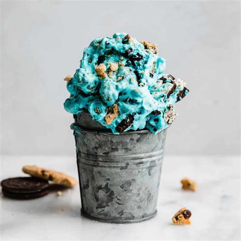 Cookie Monster Ice Cream Salt And Baker