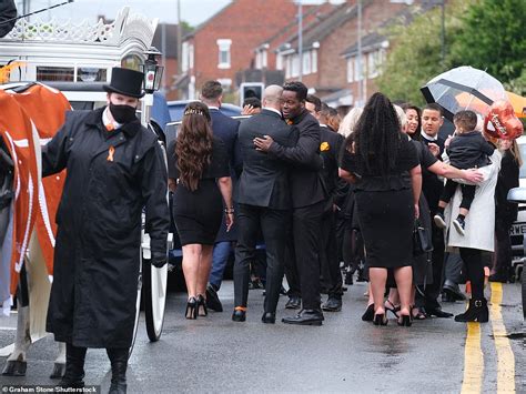 Ashley Cain And His Partner Safiyya In Tears During Azaylias Funeral
