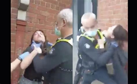 The women claimed that she had asthma, but was able to put up a fight so hard that the cop had no choice but to tase her. VIDEO Police Officer Viciously Chokes Young Woman for ...