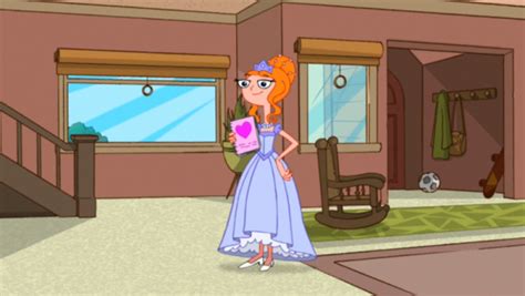 Candace Flynn In Bridemaids Dress