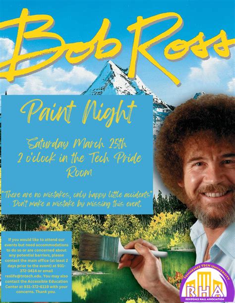 Bob Ross Paint Night This Saturday Tech Times
