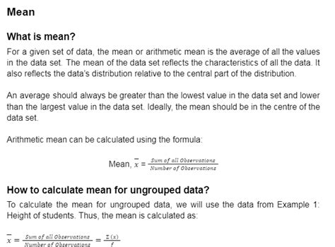 Calculating Variance Mean And Standard Deviation Of Grouped And