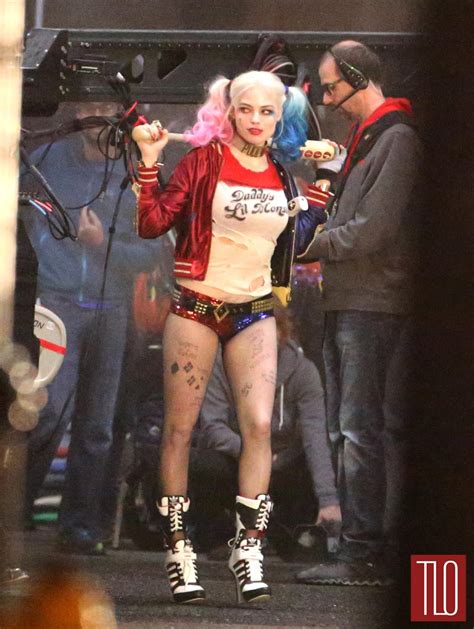 On Set Movie Suicide Squad Margot Robbie Will Smith Tom Lorenzo Site