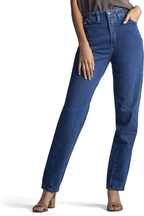 Lee Damen Relaxed Fit Elastikzierband Missy Lateral