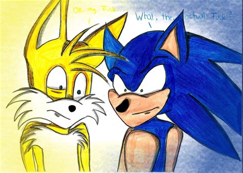 Sonic And Tails React To Sontails By Blackmambazane On Deviantart