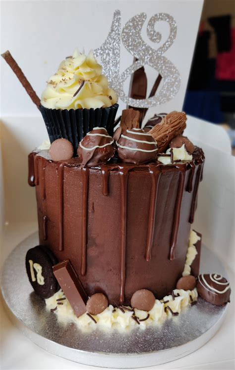 18th Birthday Chocolate Cake