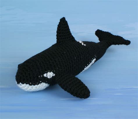 Pdf Orca Killer Whale Amigurumi Crochet Pattern Digital File Etsy