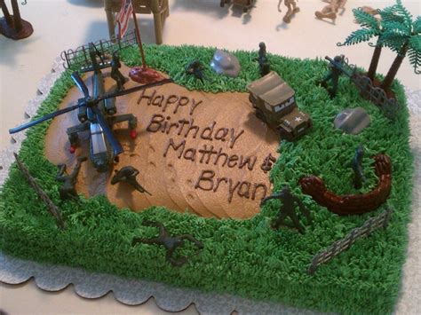 This cake was a borrowed idea….as are many of my designs. military cake | Bday partaaaaay ideas for my M man ...