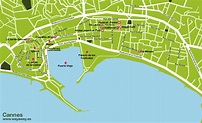 Mapa de Cannes | Plano con rutas turísticas