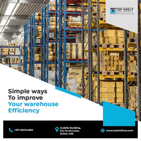 Simple Ways To Improve Your Warehouse Efficiency By Top Shelf