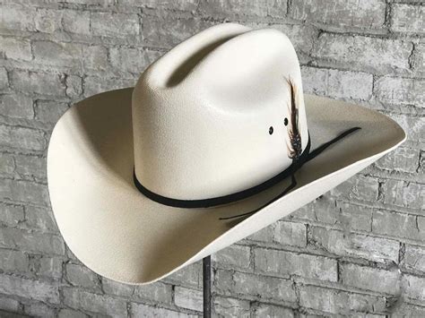Rockmount Mens White Straw Blazing Sun Cowboy Hat The Western Company
