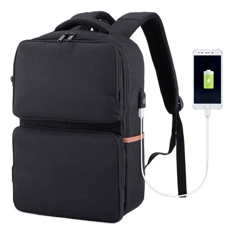 Slypnos Slim Business Laptop Backpack Anti Theft With Usb Charging Port