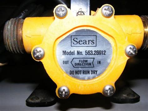 Vintage Sears Handy Water Pump 56326912 Electric Motor