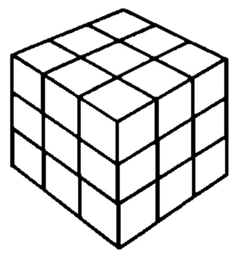 The insanely addictive puzzle is 40 this year. Rubiks Cube Clip Art | We Heart It | art, black & white ...