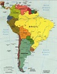 Labeled map of south america with capitals