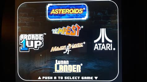 Arcade1up Asteroids 4 In 1 Arcade Game Gameplay And Re Review Youtube