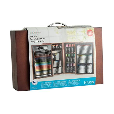 Creatology 141 Art Set Complete Artists Kit With Wooden Carrying Case
