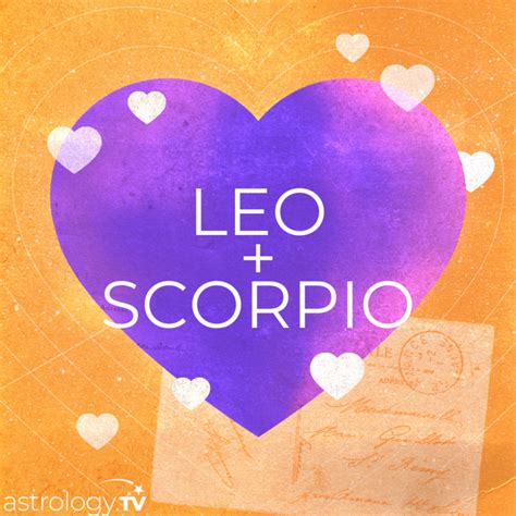 Leo And Scorpio Compatibility Astrologytv