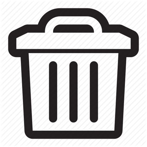Icon Free Trash Can Png Transparent Background Free Download 28688