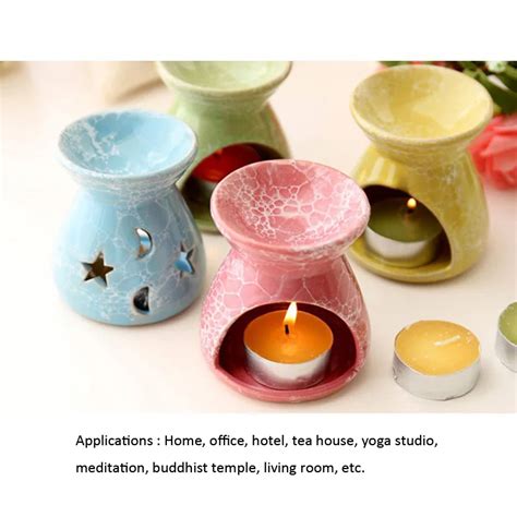 Ceramic Aroma Oil Burners Tea Light Candle Aromatherapy Essential Oil