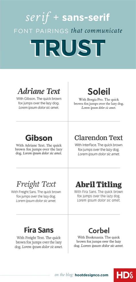 8 Fresh Font Pairings That Will Make Your Audience Trust You