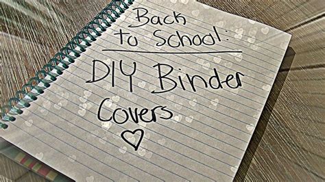 Back To School Diy Binder Covers W Post It Notes Diywithpri