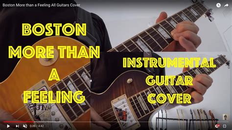 Maybe you would like to learn more about one of these? Boston More than a Feeling Instrumental Guitar Cover - YouTube