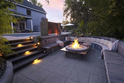 Concrete Patio With Hot Tub And Fire Pit Create Your Ideal Outdoor Oasis