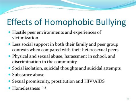 Ppt Homophobic Bullying Powerpoint Presentation Free Download Id