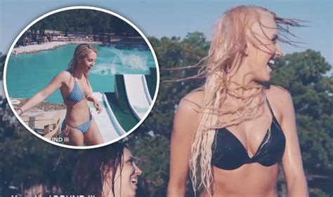 Bikini Babe Goes Down Waterslide But Can You Guess Happens Next
