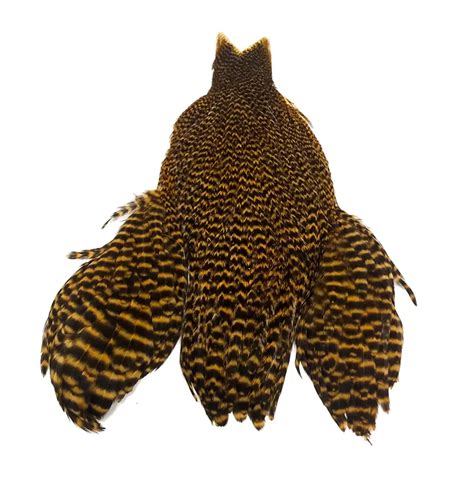 Whiting Exclusive Grizzly Hen Cape In Golden Olive