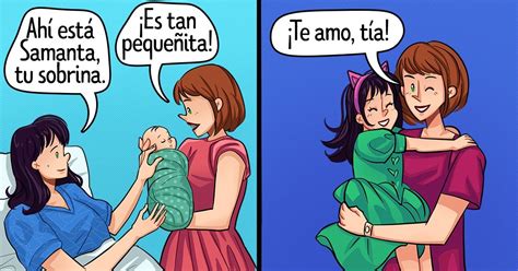 15 cómics que reflejan lo genial que puede ser la relación entre una tía y sus sobrinos