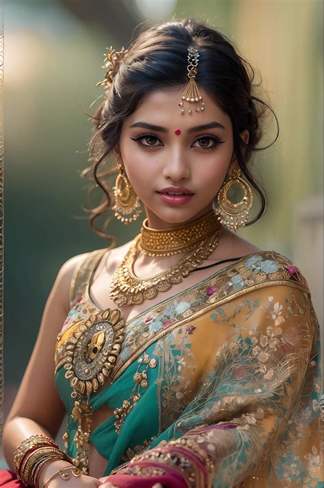 a woman in a sari poses for a photo indian goddess traditional beauty indian beautiful
