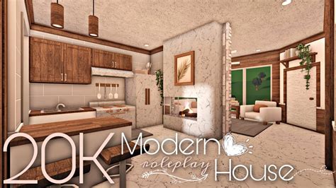 Bloxburg 20k Modern Roleplay House No Gamepass Youtube