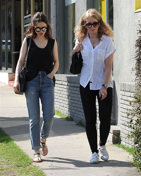 lily collins with her mother out in west hollywood 3 16 2017 celebmafia