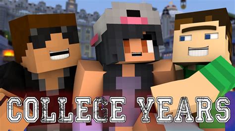 The New Girl College Years Ep3 Minecraft Machinima Youtube
