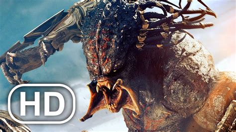 Predalien Vs Predator Fight Scene Full Battle 4k Ultra Hd Aliens Vs