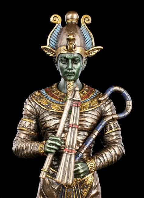 Osiris Ancient Egyptian God Of The Dead Egyptian Statue Etsy