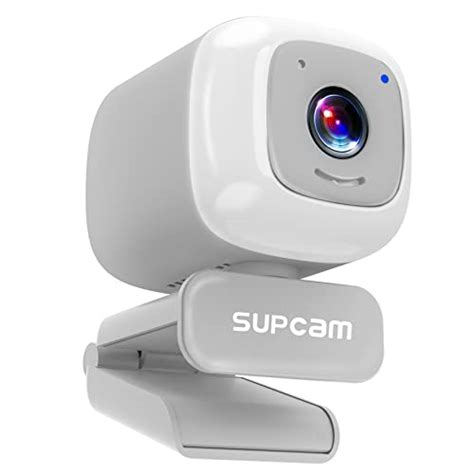 SUPCAM 4K Webcam AI Auto Framing Webcam With Microphone And Speaker