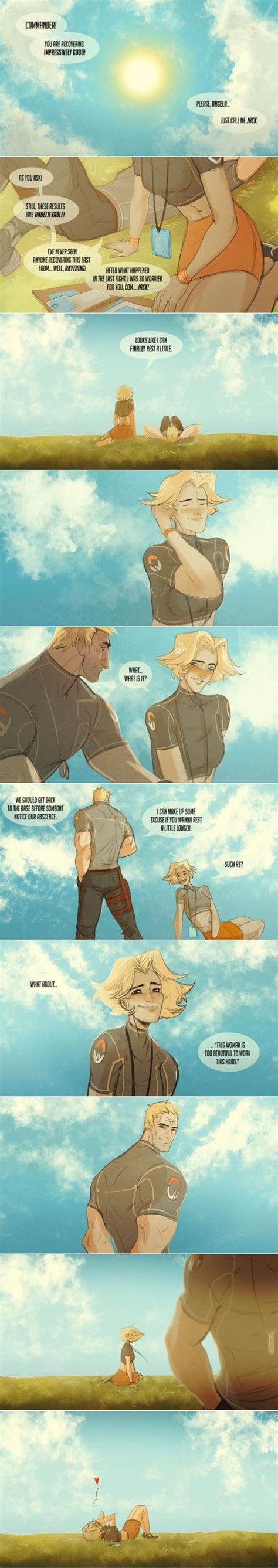 Mercy 76 I Dont Ship It But I Might Have Too ️ ️ Overwatch Soldier And