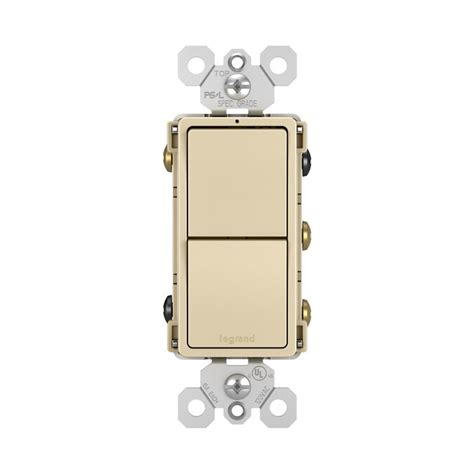 Legrand Radiant 3 Way Ivory Led Combination Light Switch In The Light