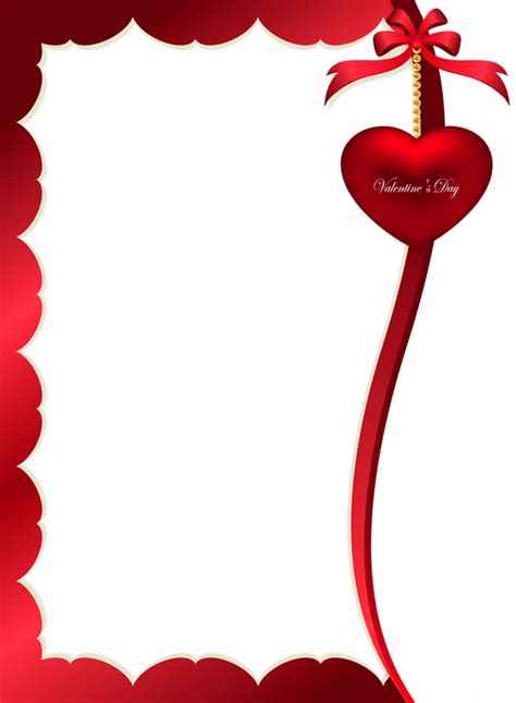 Valentines Day Heart Frame Png Download Image Png Arts