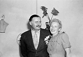 Ernest Hemingway and wife Mary Welsh were photographed March 14,