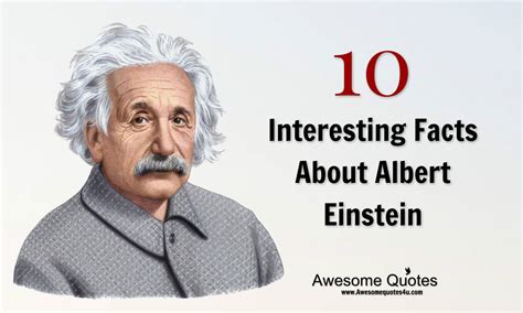 10 Interesting Facts About Albert Einstein Albert Einstein Facts 10
