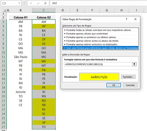 Como Comparar Duas Colunas No Excel Guia Do Excel