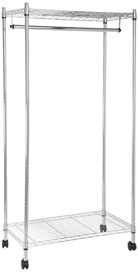 Amazonbasics Garment Hanging Rolling Rack With Top And