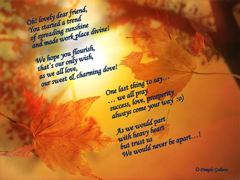 Poems My Creation Farewell Poem For A Friend